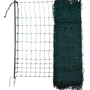 Malla para aves verde x25 mts