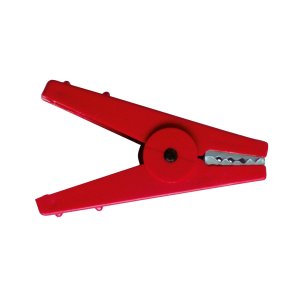 Pinza cocodrilo Kerbl roja