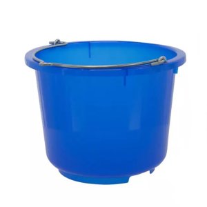 BALDE ESTABLO Y CONSTRUCCIÓN 12 LTS AZUL TRANSP.