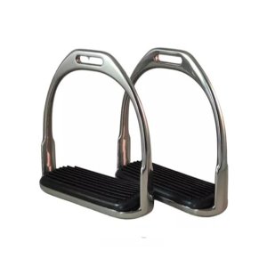 Par de estribos de acero de goma