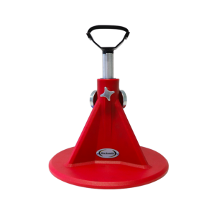 Pie porta pata supervet rojo